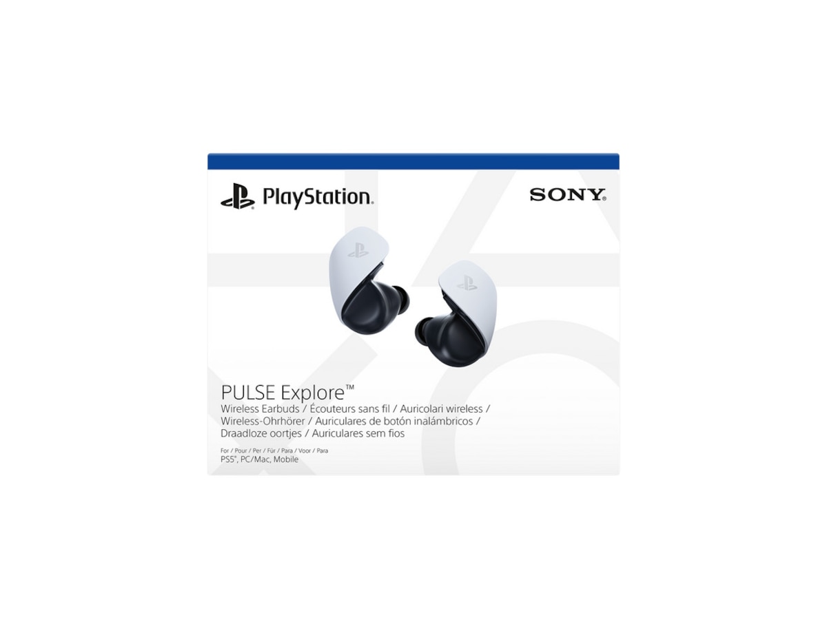 PlayStation Pulse Explore trådløse øreplugger (hvit) Gamingheadset