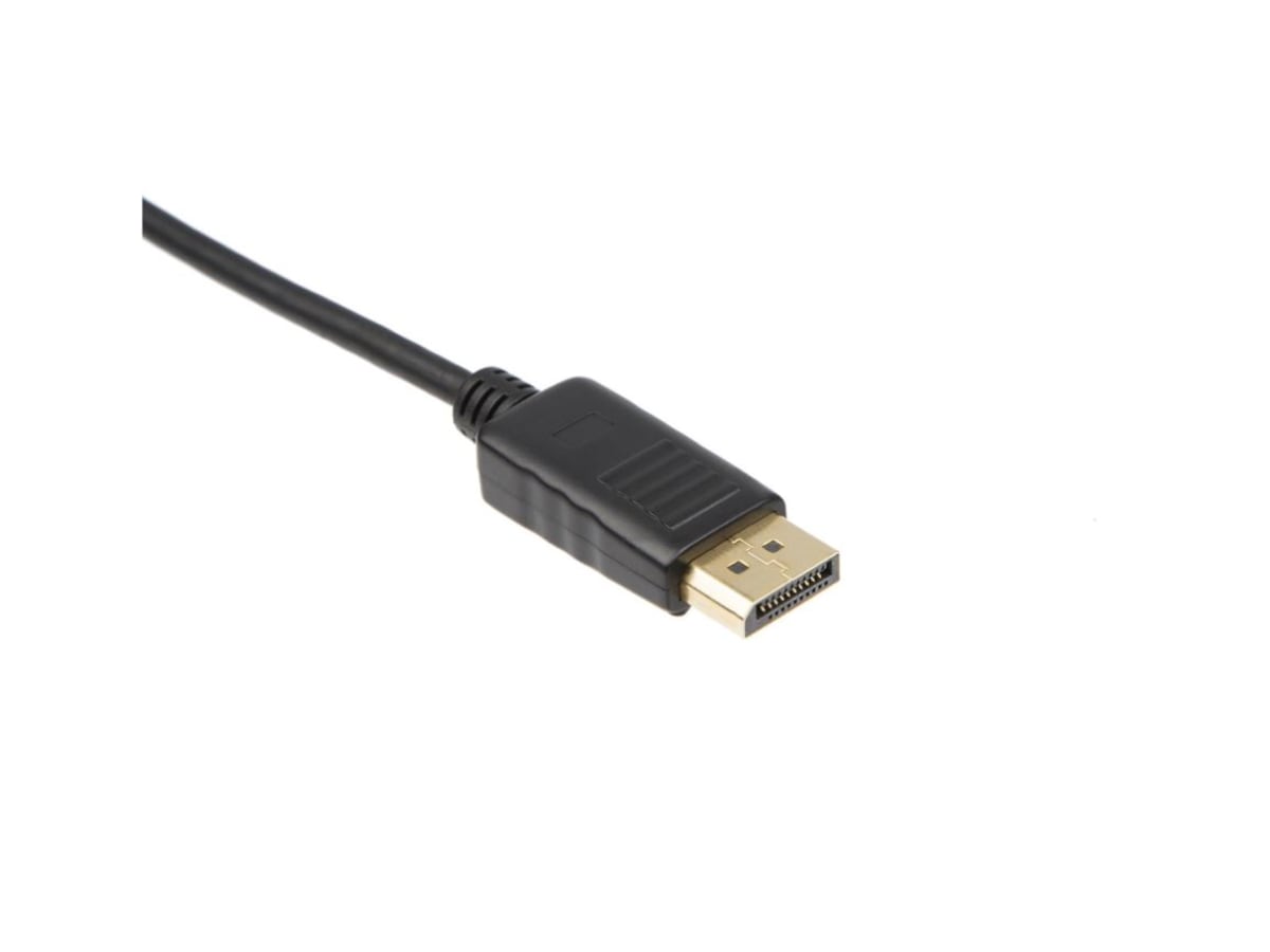 MiniDP til Displayport kabel 1m (sort) Monitorkabler