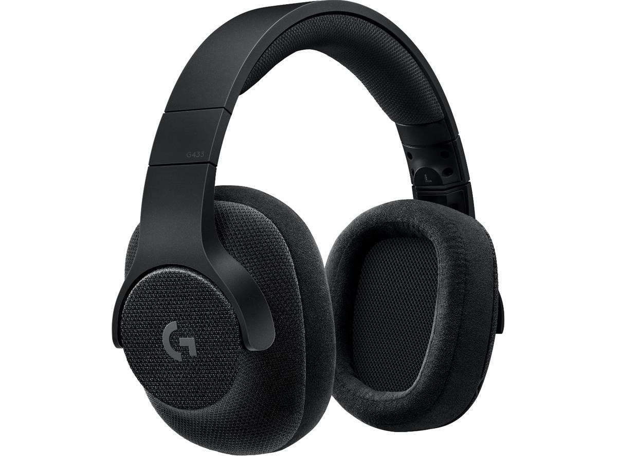 Logitech G433 Gaming Headset (sort) - Gaming headset - Komplett.no