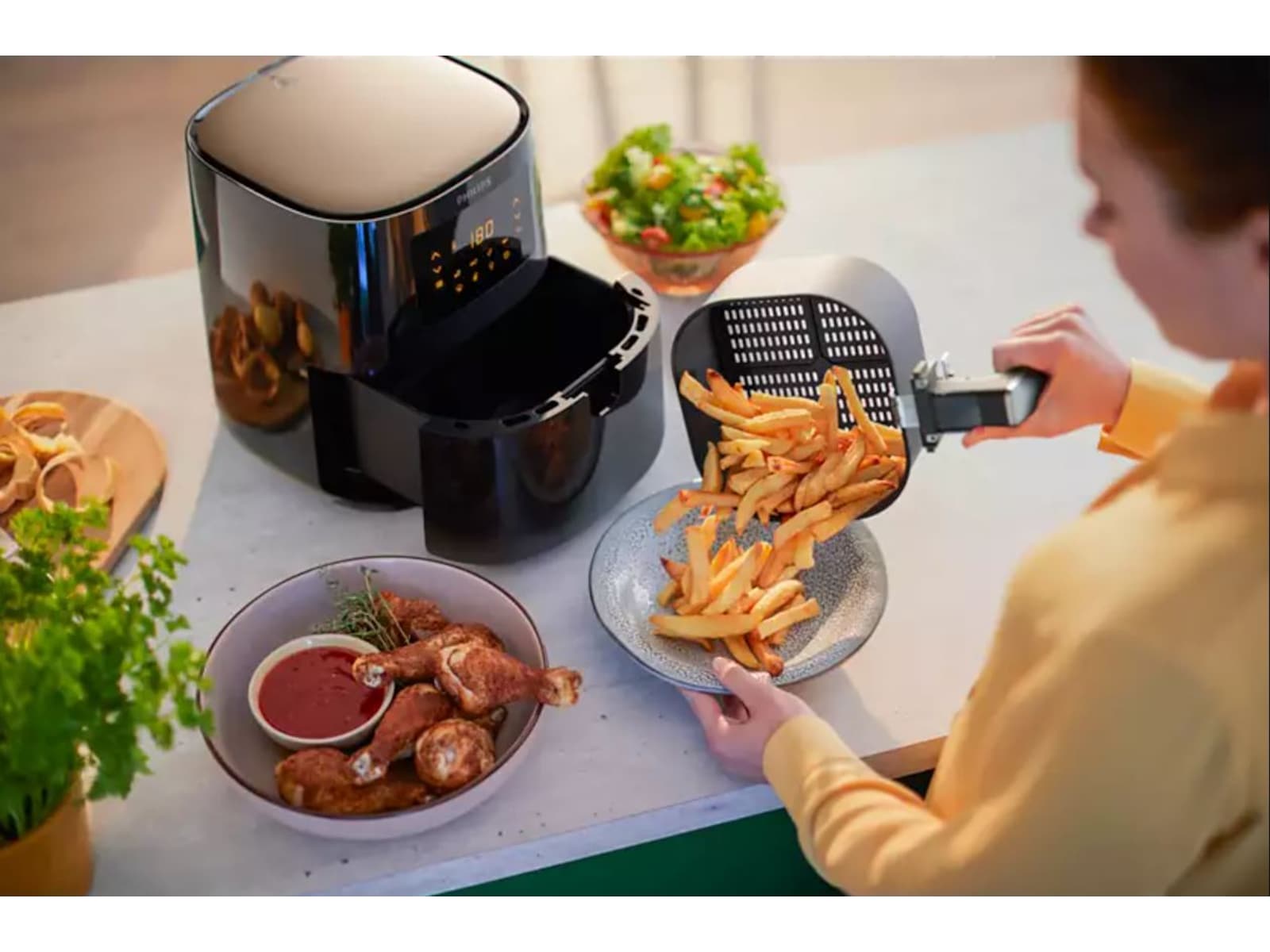 Philips Airfryer 3000 Series L - Airfryer - Komplett.no