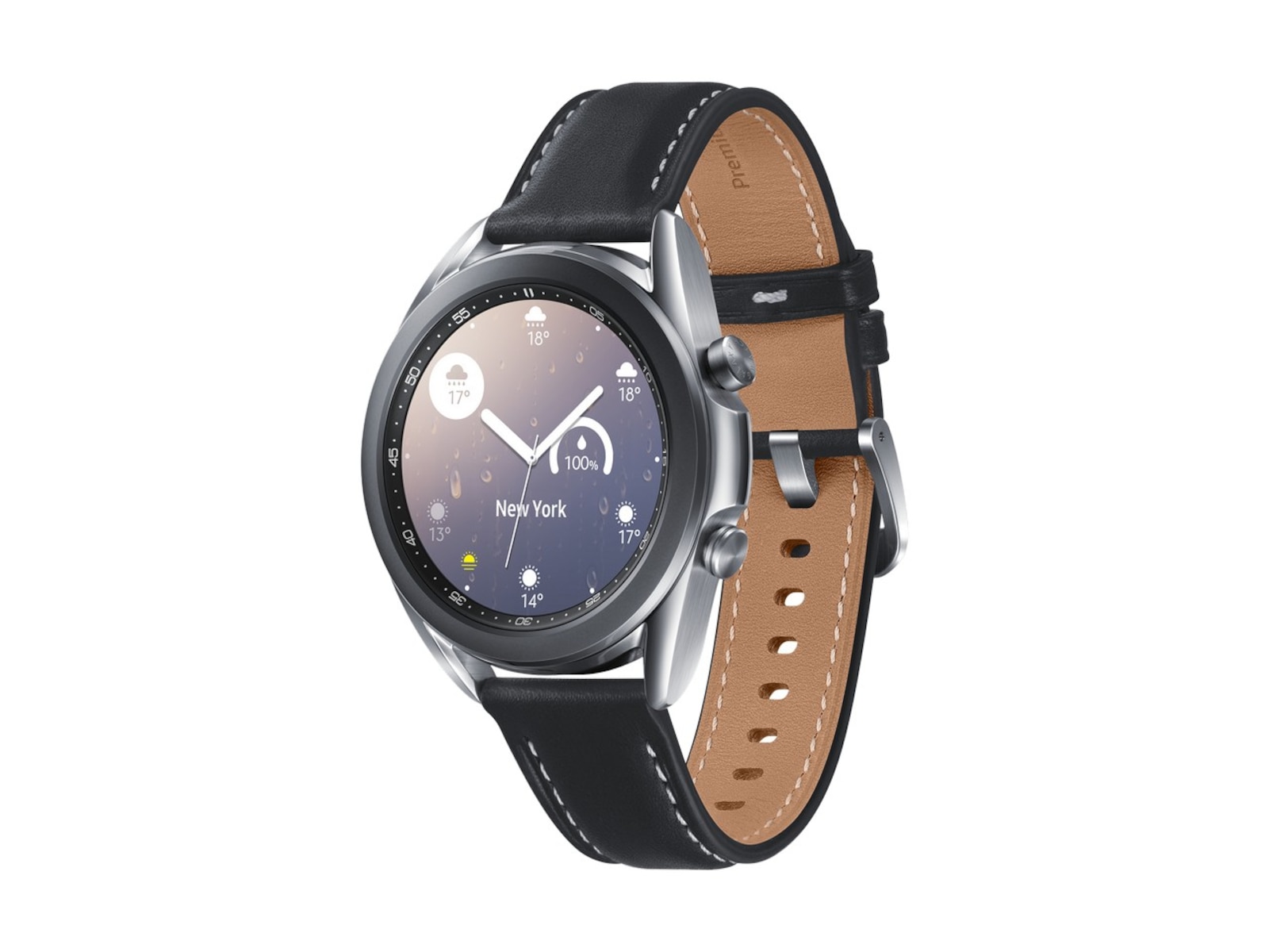 Samsung Galaxy Watch 3 Smartklokke 41mm Mystic Silver Smartklokker Komplettno 2191