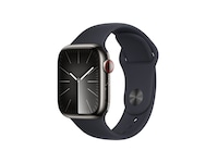 Apple Watch Series 9 GPS + LTE 41mm Rustfritt stål (grafitt) Smartklokker