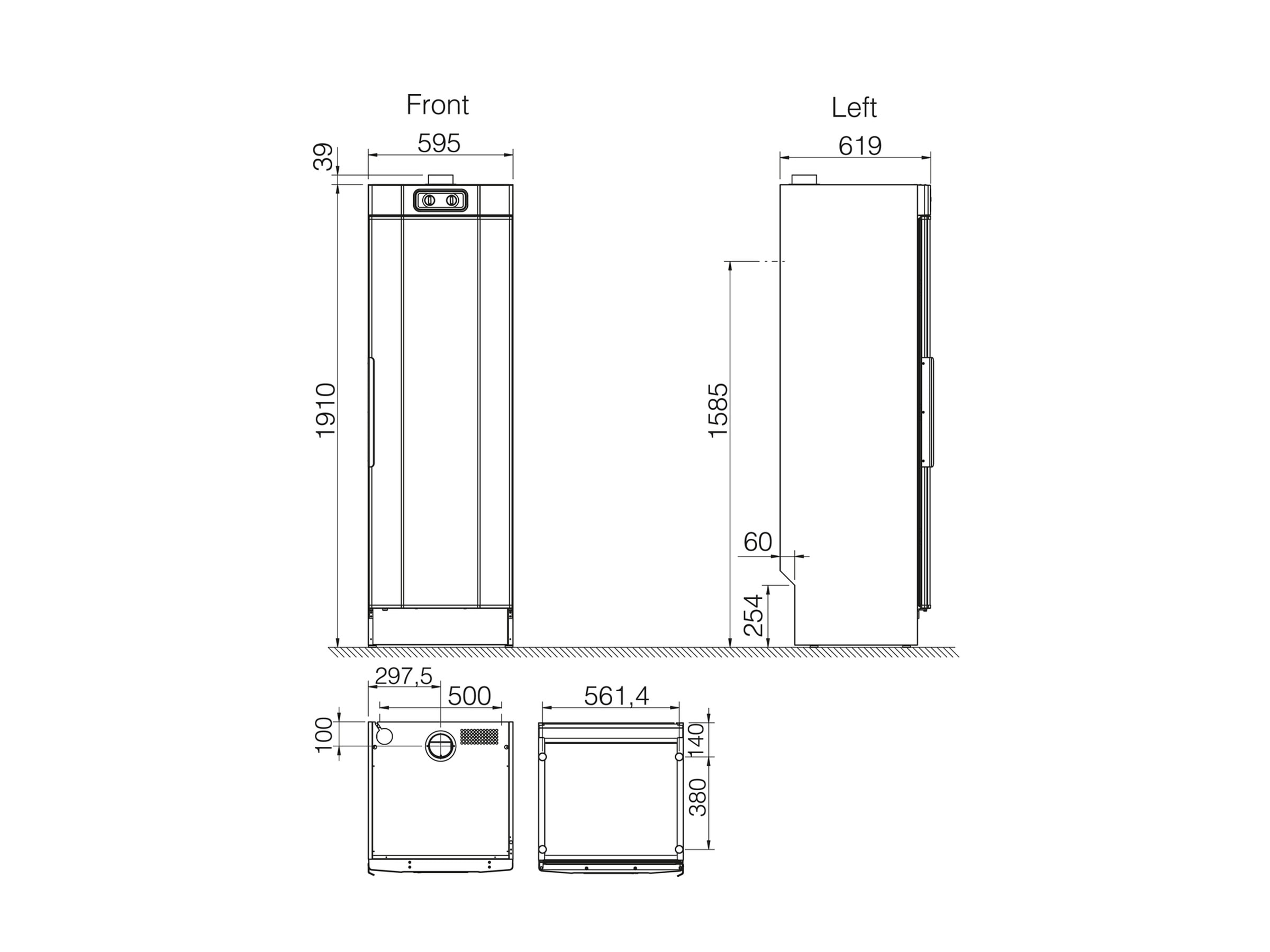 Asko tørkeskap dc7191w