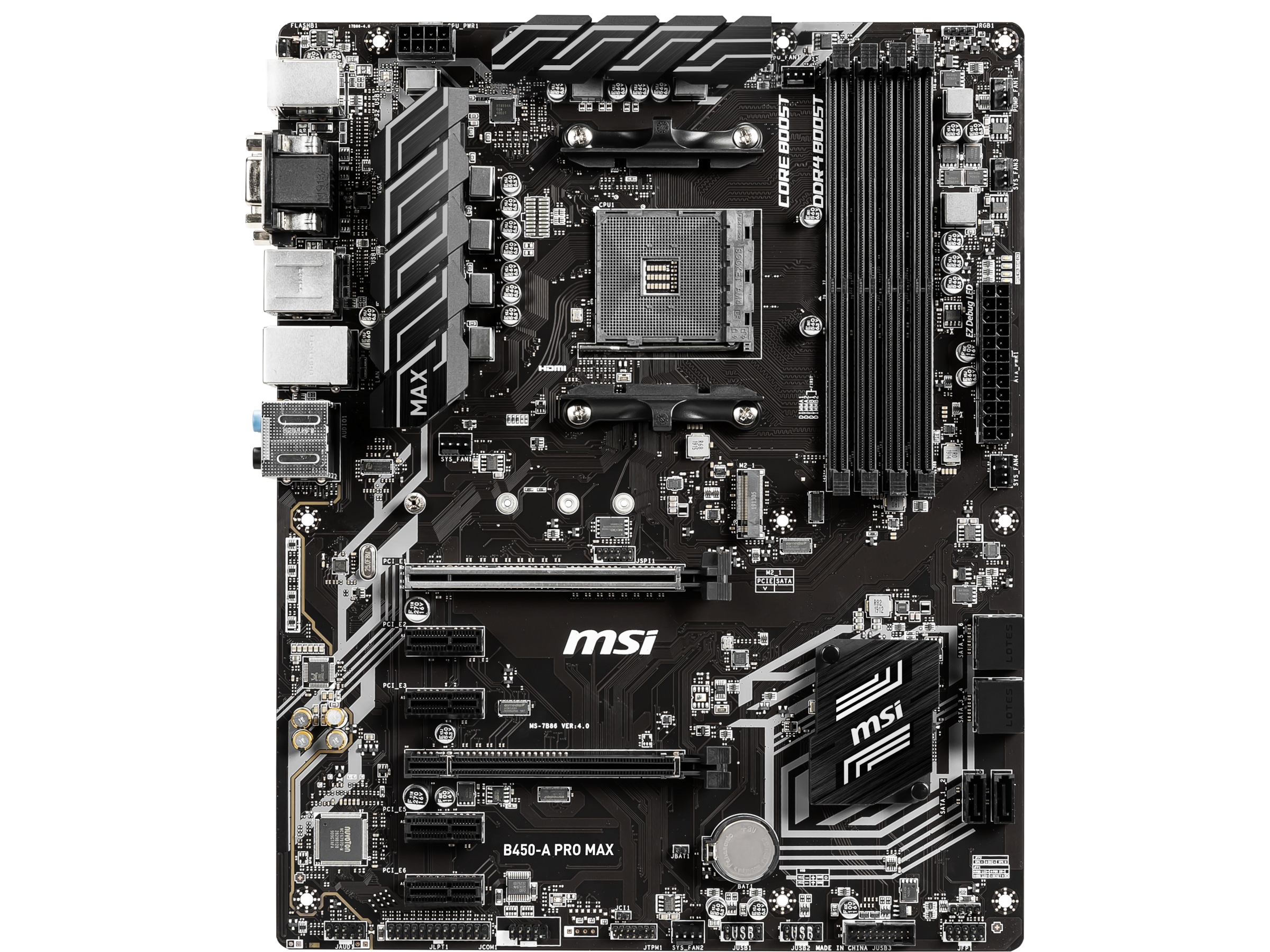 Msi b450 a pro max настройка