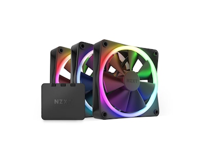 NZXT F120 RGB 120mm PWM Vifte Triple Pack (sort)