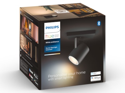 Philips Hue Runner enkelt spotlight forlenger (sort)