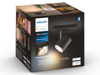 Philips Hue Runner enkelt spotlight (sort)