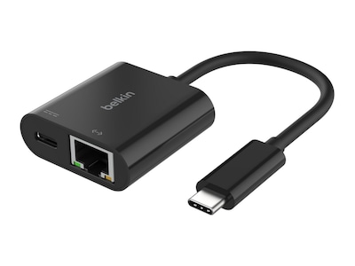 Belkin USB-C til Ethernet Adapter 20cm (sort)