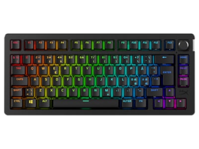 HyperX Alloy Rise 75 trådløst gamingtastatur (sort)