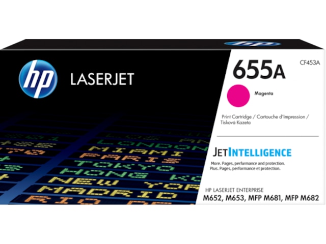 HP Toner 655A Magenta Lasertoner