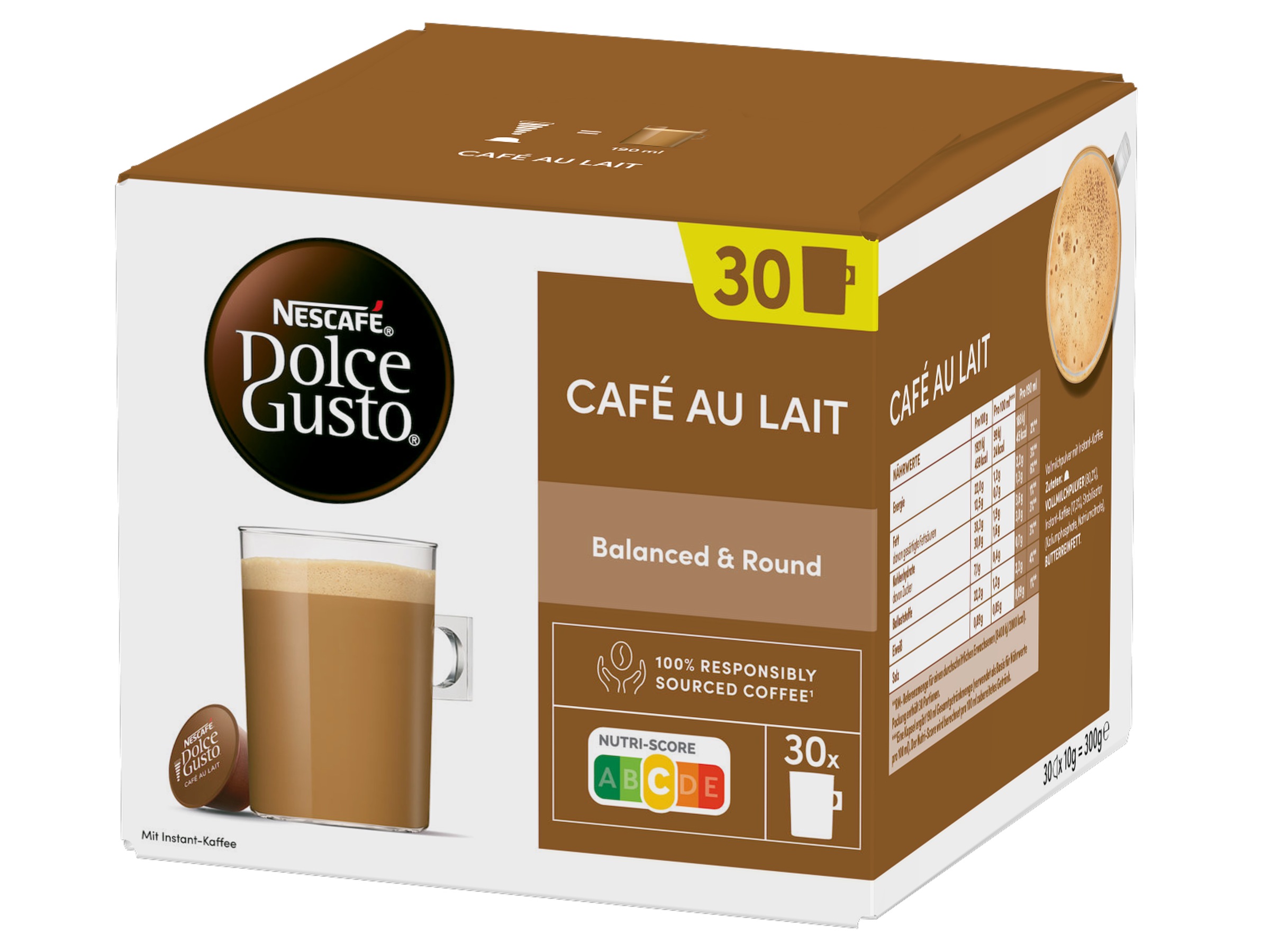 Nescaf Dolce Gusto Caf Au Lait Big Pack Tilbeh R Til Kaffemaskiner