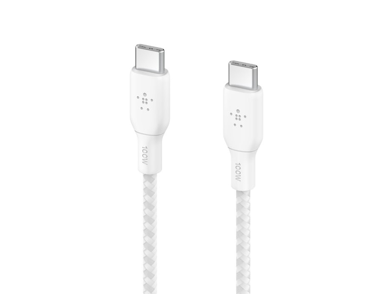 Belkin USB-C til USB-C kabel 2m (hvit) USB-kabler