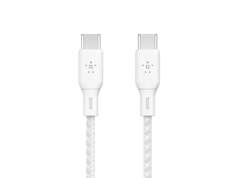 Belkin USB-C til USB-C kabel 3m (hvit) USB-kabler