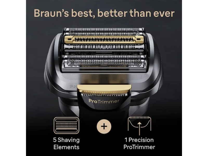 Braun Series 9 PRO+ Barbermaskin 9560cc (sort) Barbermaskiner