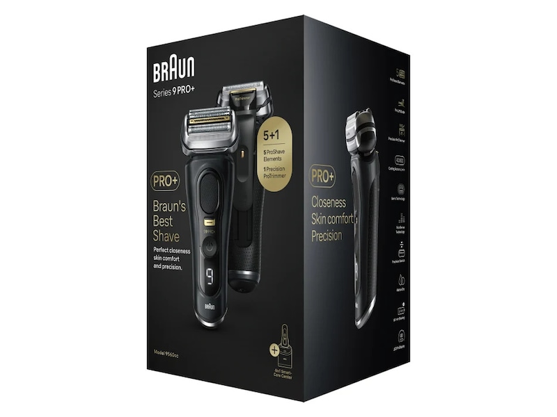 Braun Series 9 PRO+ Barbermaskin 9560cc (sort) Barbermaskiner