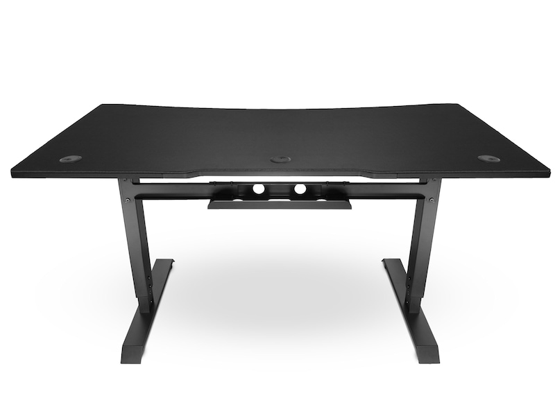 Svive Altair Gaming Desk matt sort med sorte sømmer Gamingdesk