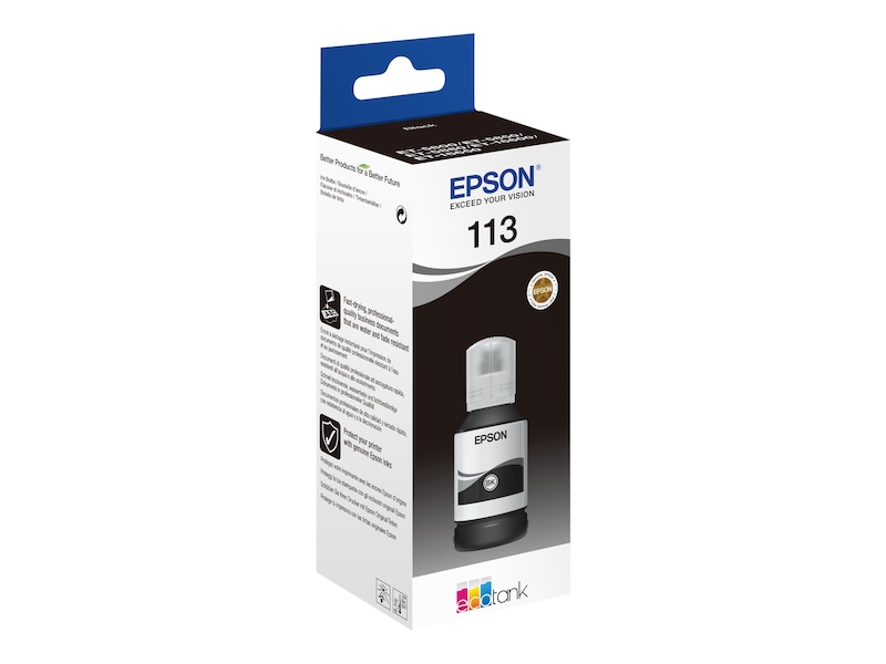 Epson Blekk 113 Ecotank Sort Blekkpatroner