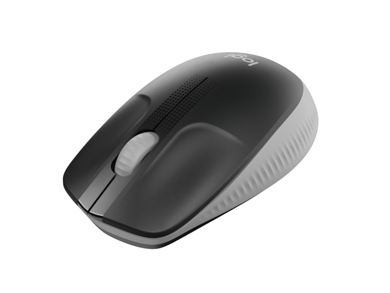 Logitech M190 Trådløs mus i full størrelse mellomgrå Mus