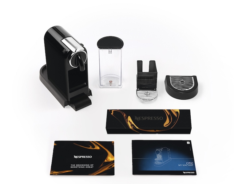 NESPRESSO CitiZ fra DeLonghi® Kapselmaskin (sort) Kapselmaskiner