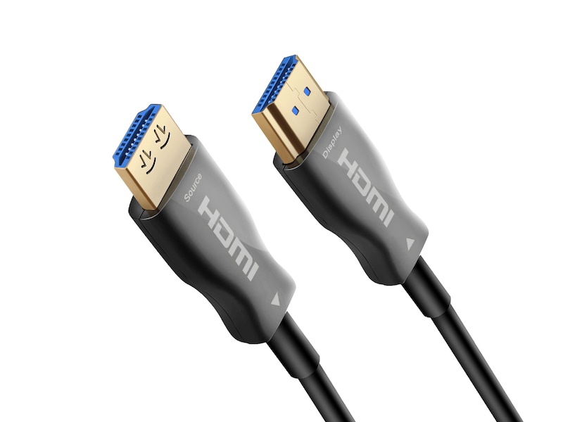 iiglo HDMI 2.0 AOC hybridkabel 20m (sort) HDMI-kabler