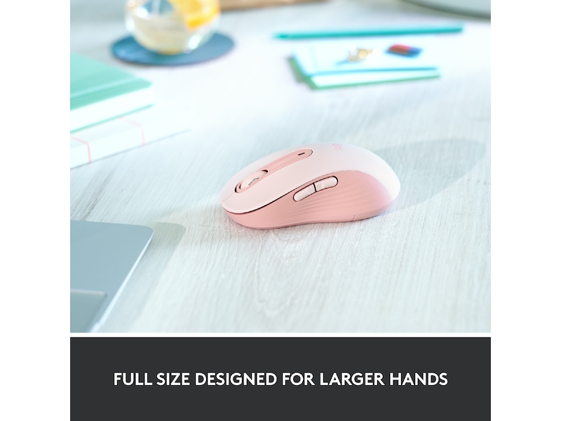 Logitech Signature M650 Large trådløs mus Rosa Mus