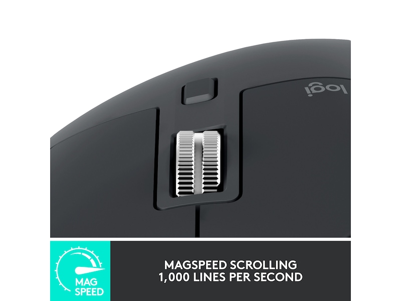 Logitech MX Master 3S Trådløs Mus (graphite) Mus