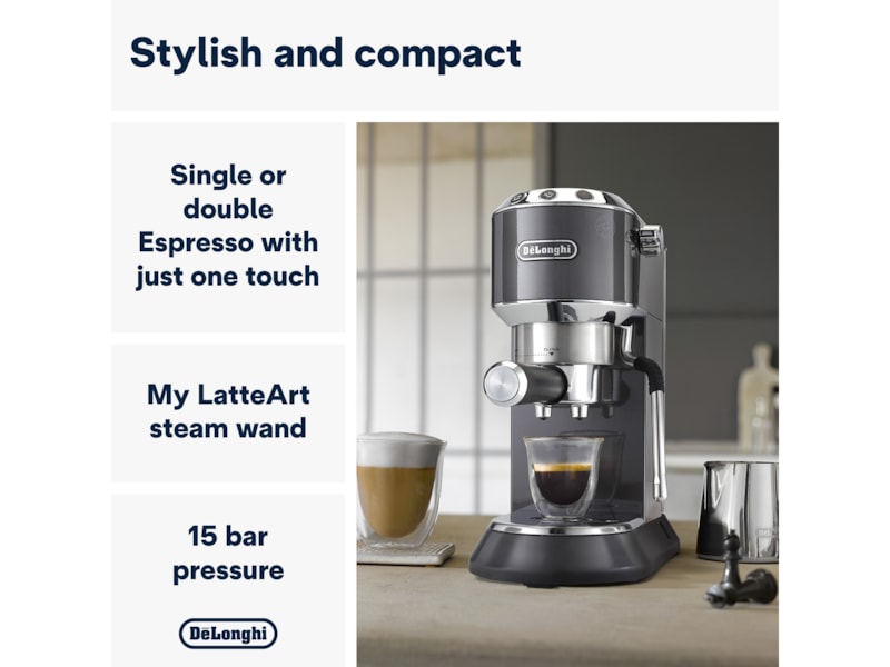 DeLonghi Dedica Arte EC885.BG Manual Espressomaskin (beige gull) Espressomaskiner