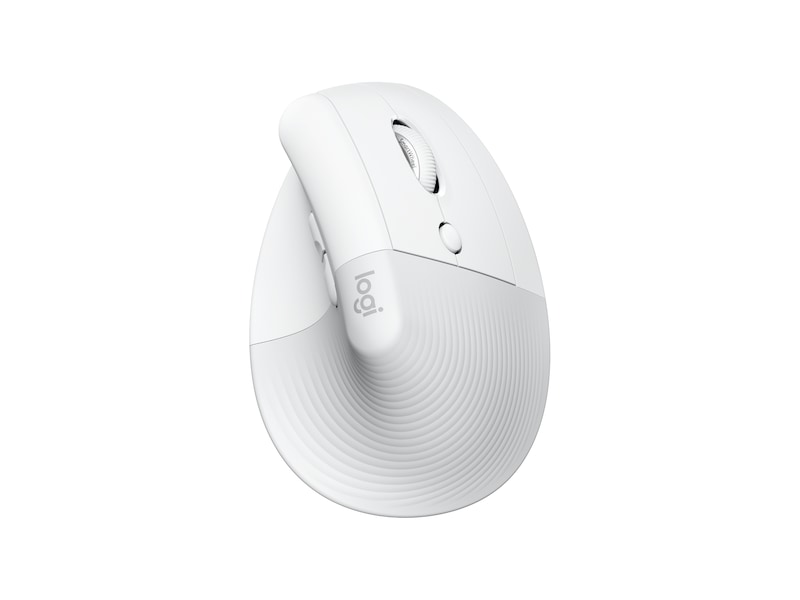 Logitech Lift for Mac Vertikal Trådløs Mus (off-white) Ergonomi