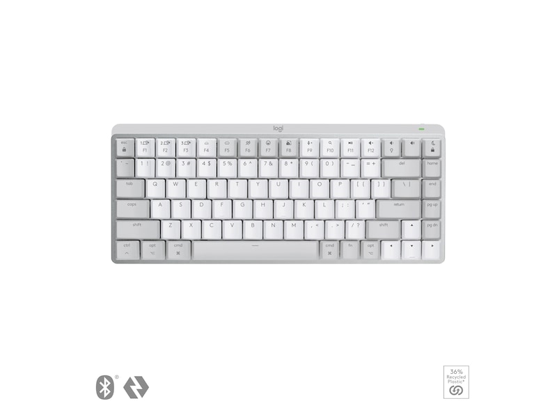 Logitech MX Mechanical Mini for Mac Minimalist Tastatur (pale grey) Tastatur