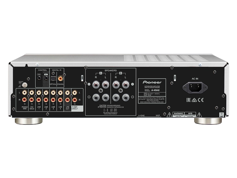 Pioneer A-40AE Integrated Amplifier (sølv) Receivere