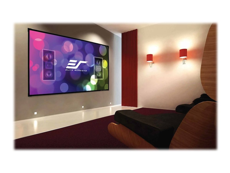 Elite Screens 120" 4K rammelerret Projektorlerret