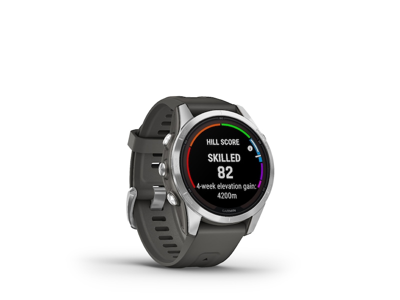 Garmin fenix 7S Pro Solar 42mm GPS (silver/graphite) Smartklokker