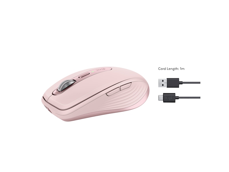 Logitech MX Anywhere 3S trådløs mus (rosa) Mus