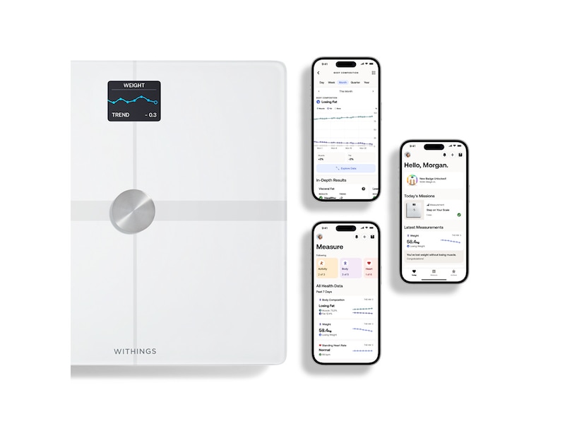 Withings Body Smart Wi-Fi badevekt (hvit) Badevekt