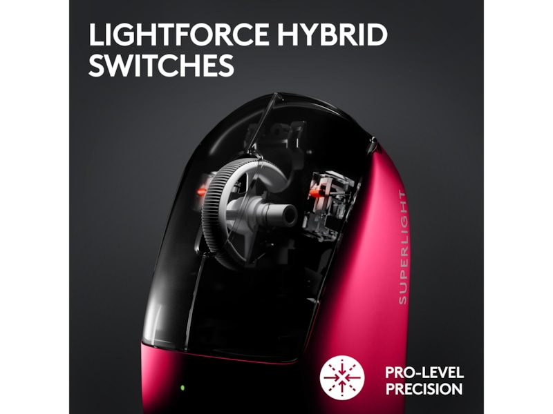 Logitech G Pro X Superlight 2 Lightspeed Trådløs Gamingmus (Magenta) Gamingmus