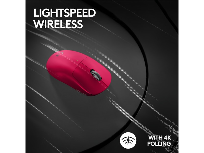 Logitech G Pro X Superlight 2 Lightspeed Trådløs Gamingmus (Magenta) Gamingmus