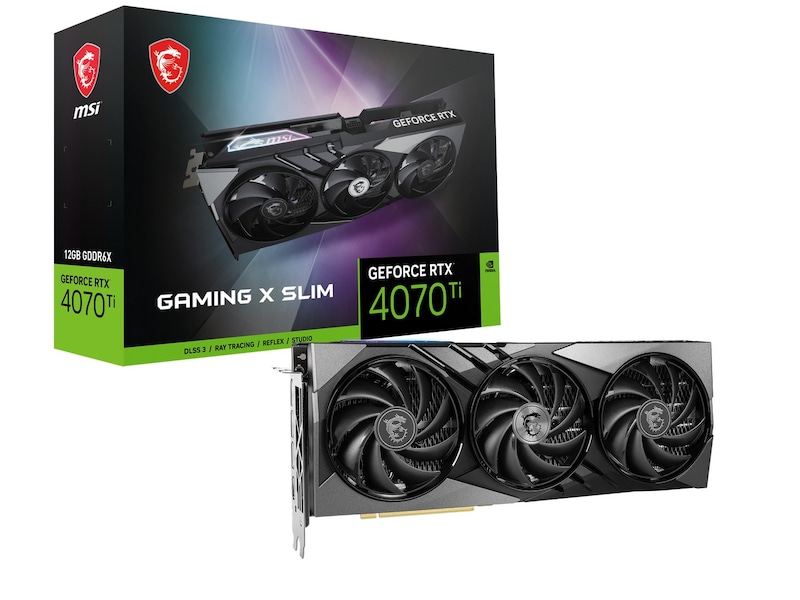 MSI GeForce RTX 4070 Ti GAMING X SLIM - Skjermkort - Komplett.no