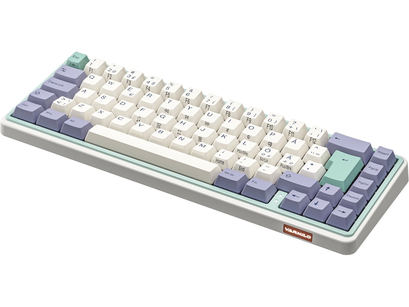 Varmilo VXT68 Minilo Eucalyptus TKL Yellow Trådløst Gamingtastatur Gamingtastatur