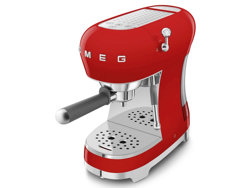 Smeg ECF02RDEU Manuell espressomaskin (rød) Espressomaskiner