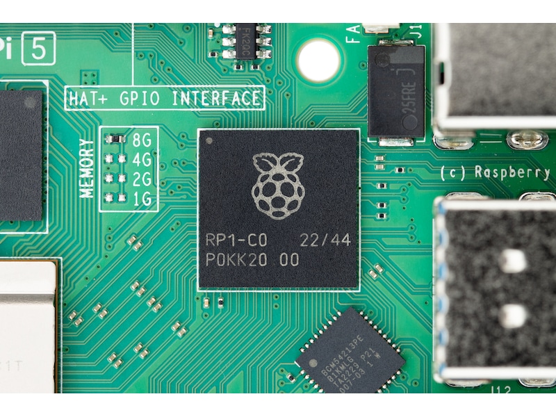 Raspberry Pi 5 Model B, 8GB RAM Integrert CPU