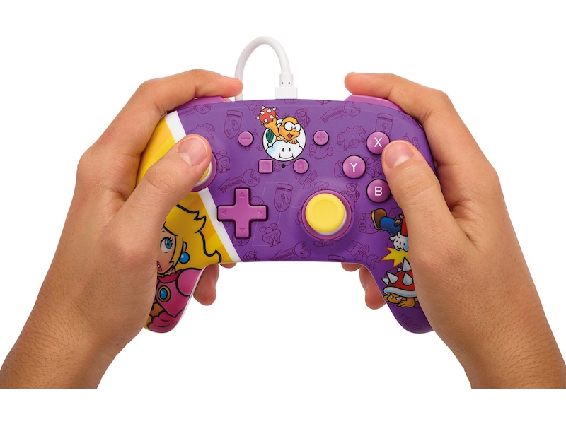 PowerA Enhanced Nintendo Switch Kontroller Princess Peach Tilbehør til spillkonsoller