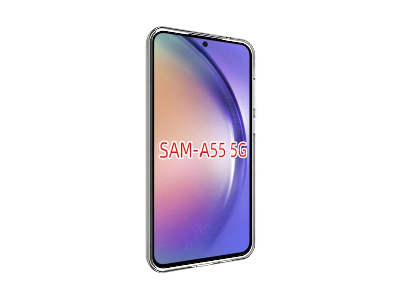 iiglo Samsung Galaxy A55 Silikondeksel (gjennomsiktig) Mobildeksel