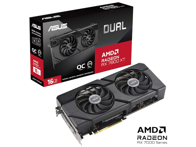 ASUS Dual Radeon RX 7800 XT OC Skjermkort