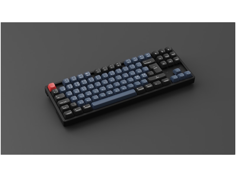 Keychron K8 Pro QMK/VIA RGB Gateron Red trådløst gamingtastatur (sort) Gamingtastatur