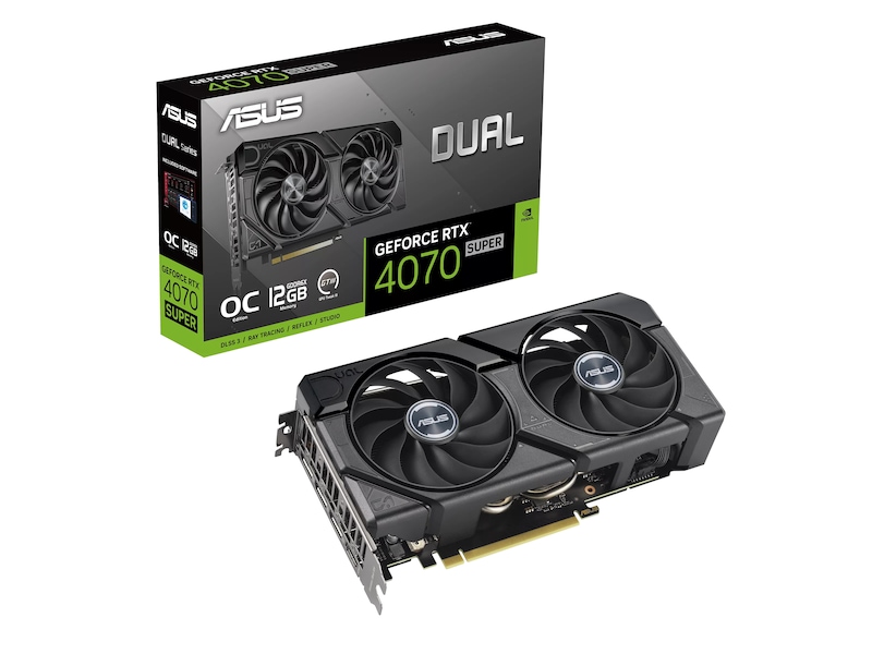 ASUS Dual GeForce RTX 4070 SUPER EVO OC Skjermkort