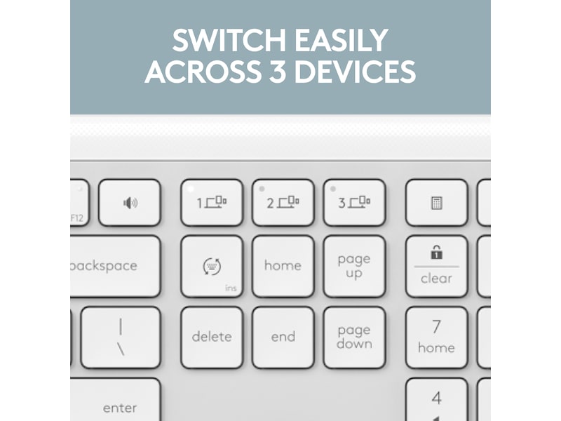 Logitech Signature Slim Combo MK950 (off-white) Mus & tastatur -kombipakker