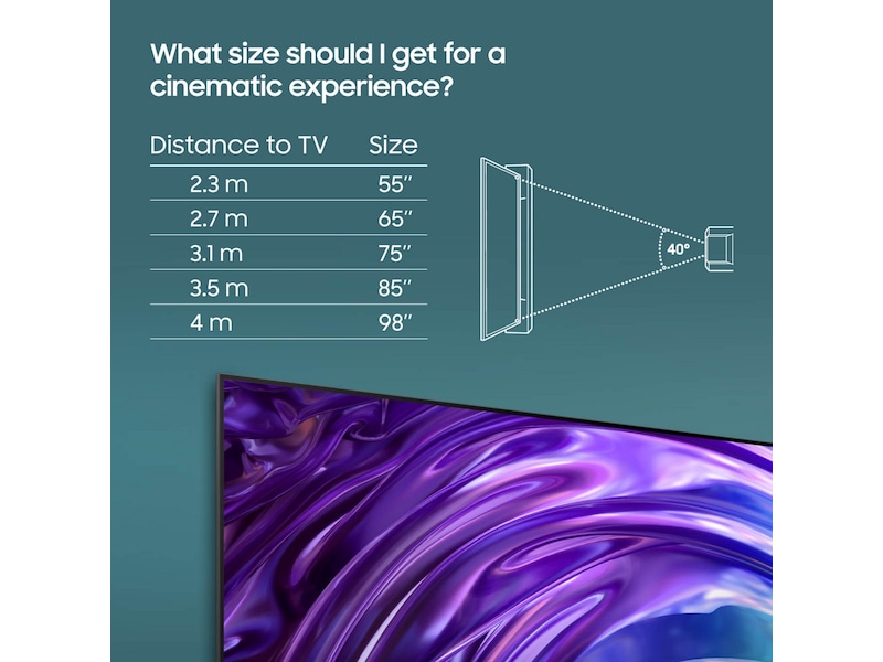 Samsung 65" S95D OLED 4K TV TQ65S95D TV-er