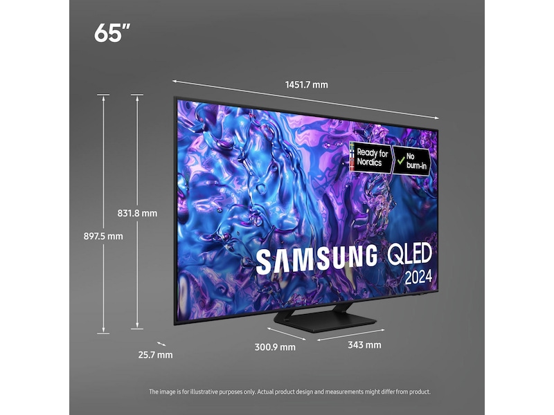 Samsung 65" Q70D QLED 4K TV TQ65Q70D TV-er