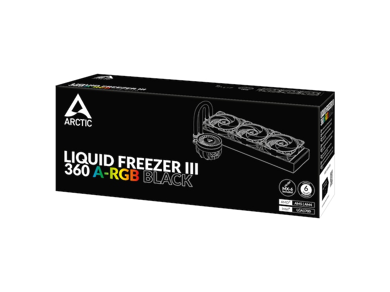 Arctic Liquid Freezer III 360 A-RGB Kjøler (sort) CPU - Vannkjøling