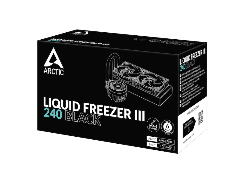 Arctic Liquid Freezer III 240 Kjøler (sort) CPU - Vannkjøling